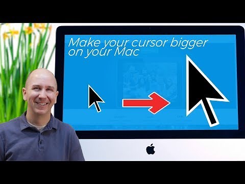 How to Make Your Mouse Cursor on Your Mac Bigger | Mac Tutorial