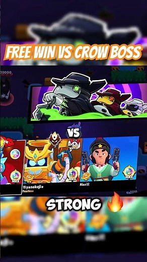Best FREE Strategy to Beat Crow Boss in Brawl Stars 🎯