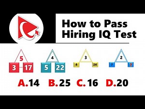 How to Pass HIRING IQ TEST FOR EMPLOYMENT - Questions and Answers with Solutions