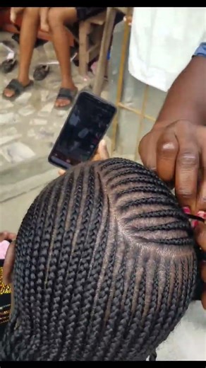 How to make cornrows for beginners #youtuber