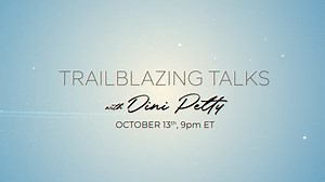 The countdown is ON! Trailblazing Talks with Dini Petty premieres Oct 13 at 9pm ET nationwide on cable streaming. Check your local cable listings and The News Forum website for more info! #TrailblazingTalkswithDiniPetty | Dini Petty