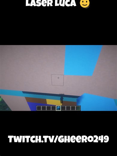 Laser Luca 😎#minecraft #craftattack #twitch #streamer #viral #cozy #fyp
