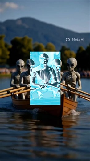 #alien #boat #rowing