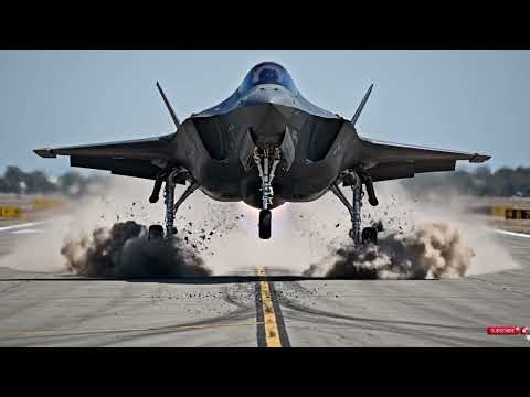 First Vertical Takeoff of the F-35B – Unbelievable Power! 🔥
