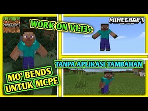 Cara Download Dan Install MINECRAFT MO' BENDS DI MCPE - Addon Animation