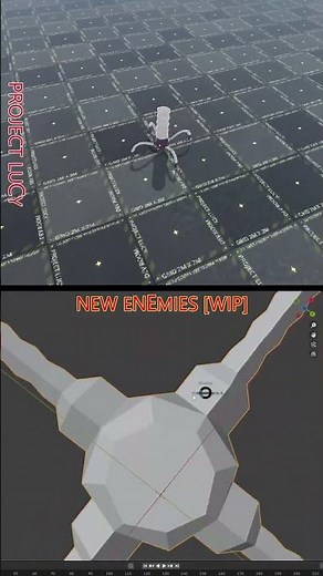 making new enemies for my indie game #indiegame #godot #blender3d #3dmodeling