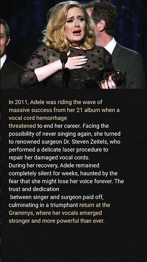 The Singer Who Lost Her Voice