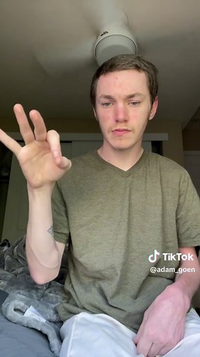 The sign for french fry in asl/sign language! #asl #signlanguage #cerebralpalsy #foryoupage #aslprince #pse #disability