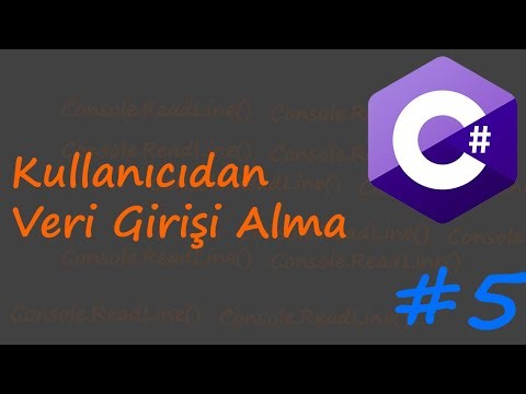 C# Eğitim Kapmı Ders 5 | C# Kullanıcıdan Veri Alma