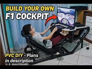 DIY Formula Style Sim Racing Cockpit – PVC Build + Plans