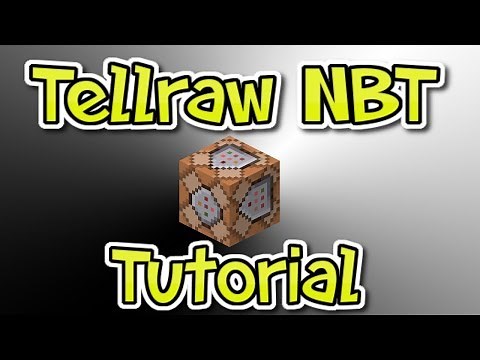 Minecraft Tellraw NBT Command Tutorial
