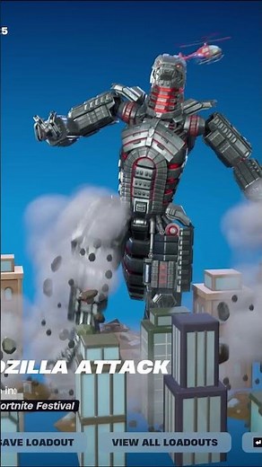 Mechagodzilla "Lil' Godzilla Attack" Fortnite Emote