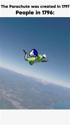 The Parachute was created in 1797 #minecraft