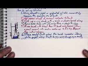AP Chemistry Unit 4.6 Introduction to Titration Lecture ￼