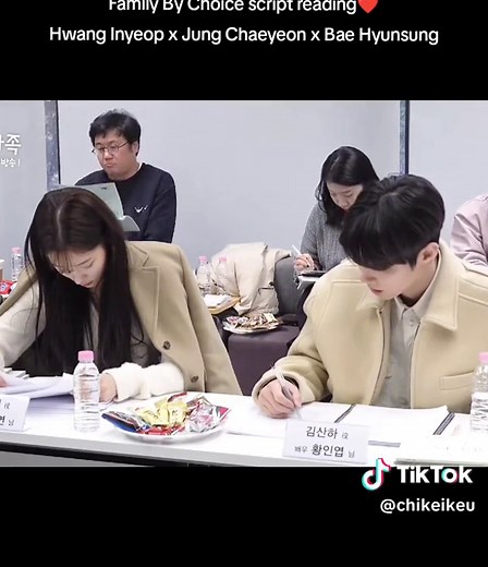 Family By Choice Script Reading with Hwang In Yeop, Jung Chae-yeon, and Bae Hyunsung