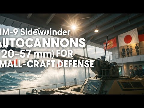 Autocannons (20–57 mm) for small-craft defense