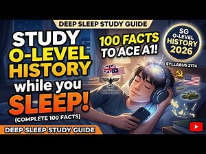 100 Most Important Facts for O-Level History 2026 SG | Complete Study Guide for Deep Sleep