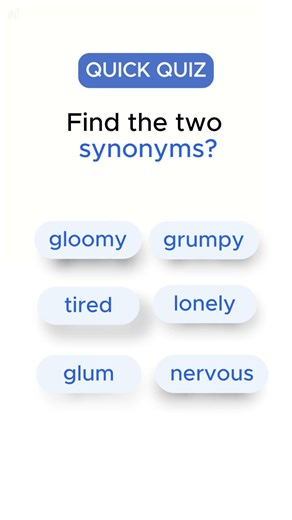 10-Second Synonym Challenge #14 | Can You Find the Two Synonyms?