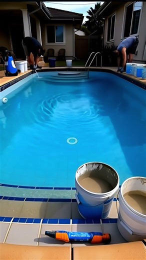 Extreme Pool Cleaning Transformation | Dirty to Crystal #PoolTransformation #DirtyToClean #BeforeAft