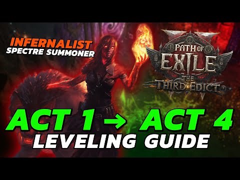 BREEZE through Campaign with MINIONS on Day 1! - PoE 2 Infernalist Leveling Guide