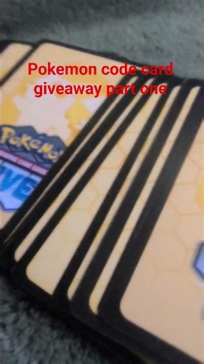 pokemon code card giveaway part one
