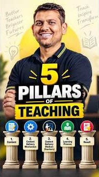 🎯 What Makes a Great Teacher? | Ved Sir Explains the 5 Pillars of Teaching | VedPrep