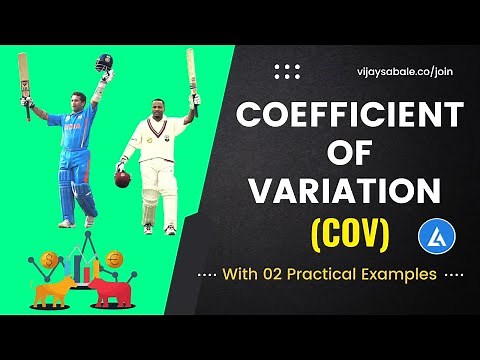 Coefficient of Variation (COV) with Examples | Measures of Dispersion