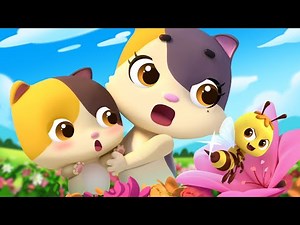 Baby Kitten and Honeybee | Safety Rules for Kids | Nursery Rhymes | Kids Song | BabyBus