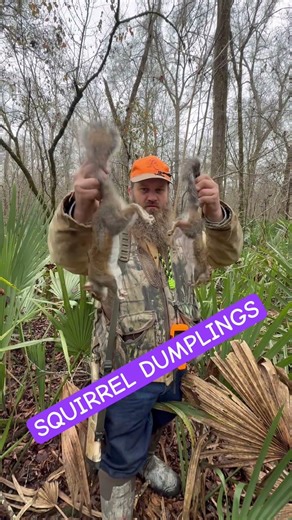Squirrels with shotgun #hunting #howto #squirrel #shorts #cooking