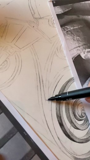 Feeling loopy 🙃 #art #artist #asmrart #fyp #foryou #inkdrawing #photorealism #illustration #workinprogress #drawing #beautiful #inspiration #artwork