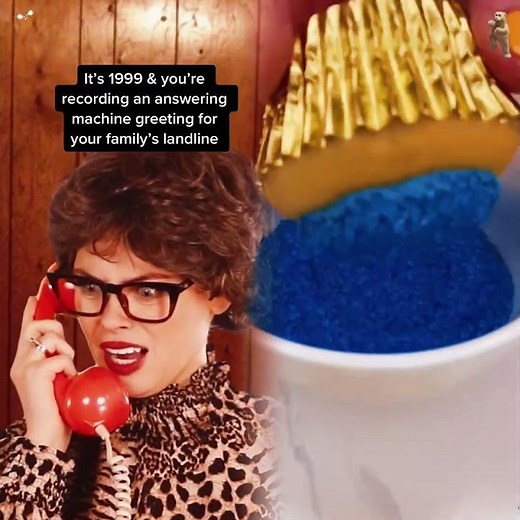 We tried to be creative with voice greetings for our answering machines in the#90s