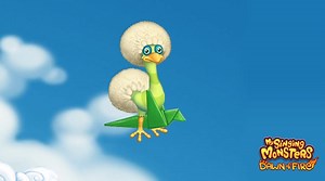 4.3K views · 207 reactions | Monsters can't seem to stop falling into the Prism Gate!️ Luckily this clumsy Dandidoo has been rescued by the trusty paper birds of Cloud Isla– nevermind.臘 Have you ever made an origami crane? dof.onelink.me/kot1/Facebook | My Singing Monsters | Facebook