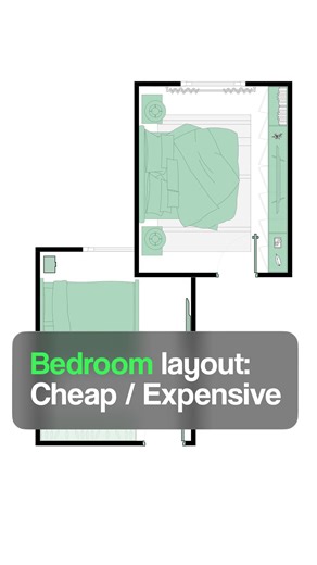 Cheap vs. Expensive bedroom layouts 💸🛏️ Which one do you like more? #bedroomdesigns #bedroomdecoration #bedroomdecor #bedroominspo #bedroomideas #bedroominspiration #bedroominterior #Bedroom #BedroomDesign #BedroomIdeas #HomeDecorIdeas #InteriorInspiration #HomeDesignInspo #HomeDecor #HomeDesign #HomeDecoration #InteriorDesign #InteriorDesignIdeas | Planner 5D