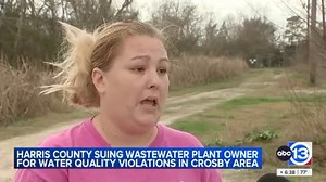 Harris County sues wastewater company operating in Crosby: 'Smells like rotten chicken'