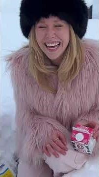 giggly snow cream tutorial ❄️🌨️🤍 #short #shorts #mirandamckeon