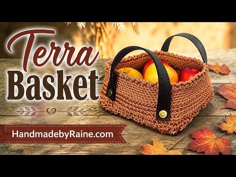 How to crochet Terra Basket 🧺