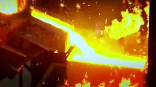 Making a Caterpillar Engine Block at the Mapleton, IL Foundry