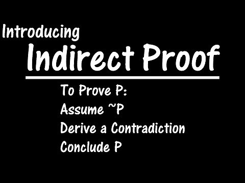Logic Lesson 14: Introducing Indirect Proof