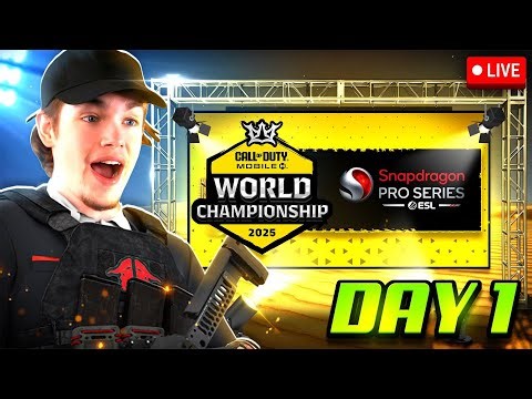 🔴 2025 CODM CHAMPS DAY 1 WATCH PARTY!