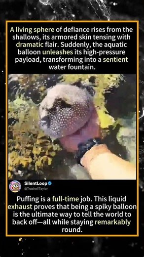 THE WORLD’S ANGRIEST WATER GUN! 🐡💦 Unbelievable Pufferfish Defense Mechanic!#Pufferfish #Blowfish
