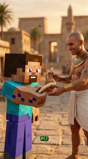 What If Steve from Minecraft Spawned in Ancient Egypt?🗿