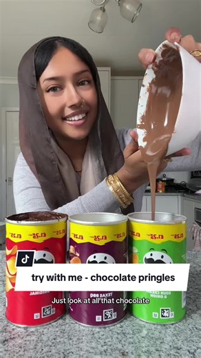 Chocolate Pringles Taste Test Challenge