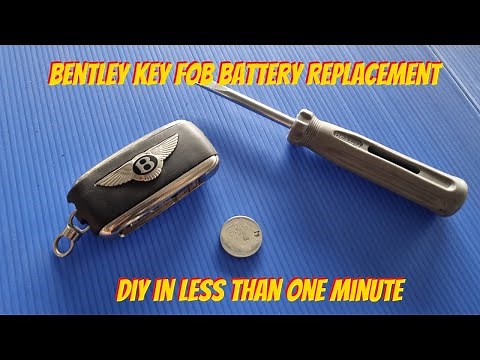 Bentley Continental Key Fob Battery Replacement