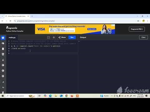 Python program to find Largest among three Numbers