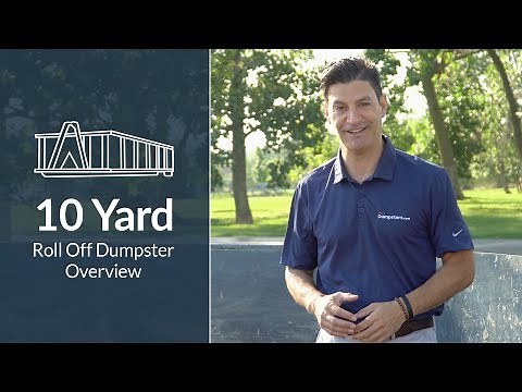 How Big Is A 10 Yard Dumpster? | Dumpsters.com