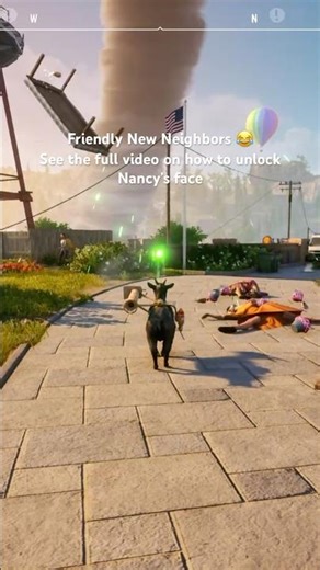 Nancy’s face - Goat Simulator 3 see the full video on how to unlock #goatsimulator3 #goatsim3