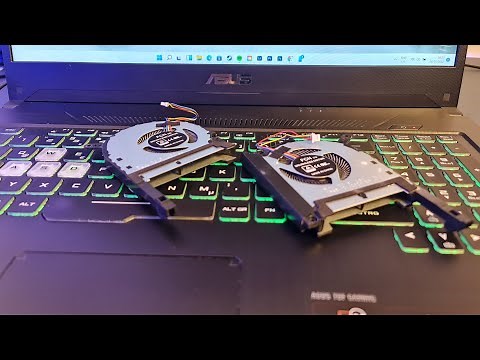 How to change ASUS cooling fan