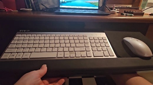 Watch Review of Vivo Adjustable Keyboard Tray on Amazon Live