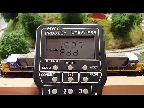 Consisting locomotives MRC Prodigy Advance Squared