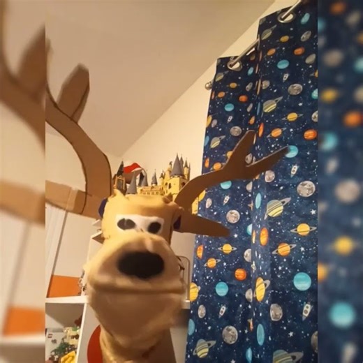 The deer is mad